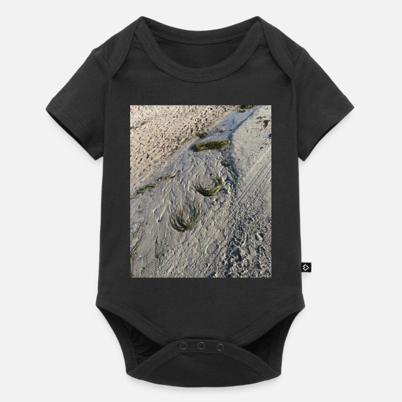 Nature algae - Baby Premium short-sleeve bodysuit - black