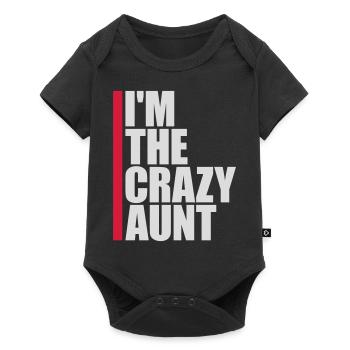 à The Crazy Aunt - Body à manches courtes Premium Bébé - noir - Devant