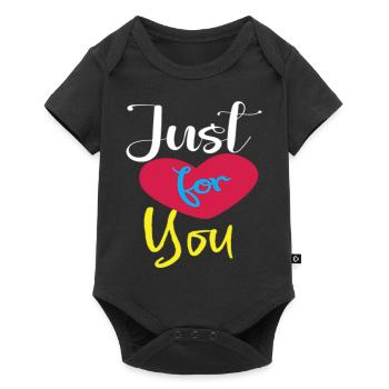 Just for you - Baby Premium short-sleeve bodysuit - black - Front