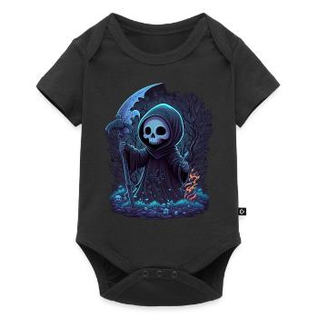 Cute Grim Reaper in Alternative Goth Style - Baby Premium short-sleeve bodysuit - black - Front