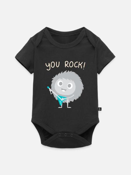 Sie sind toll! - Baby Premium Kurzarmbody - Schwarz