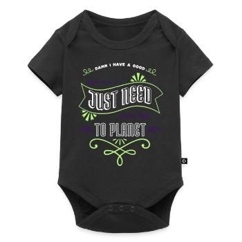 Space Ship Physics Birthday Present Astrology - Baby Premium short-sleeve bodysuit - black - Front