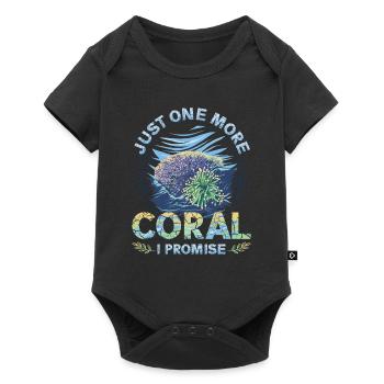 Only one more coral, I promise, reef tank - Baby Premium short-sleeve bodysuit - black - Front