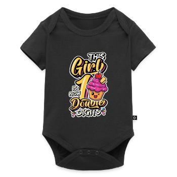 This girl is now 10, double digits - Baby Premium short-sleeve bodysuit - black - Front