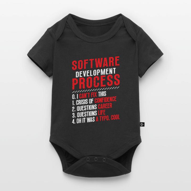Software development process, programming Baby Premium short-sleeve bodysuit
