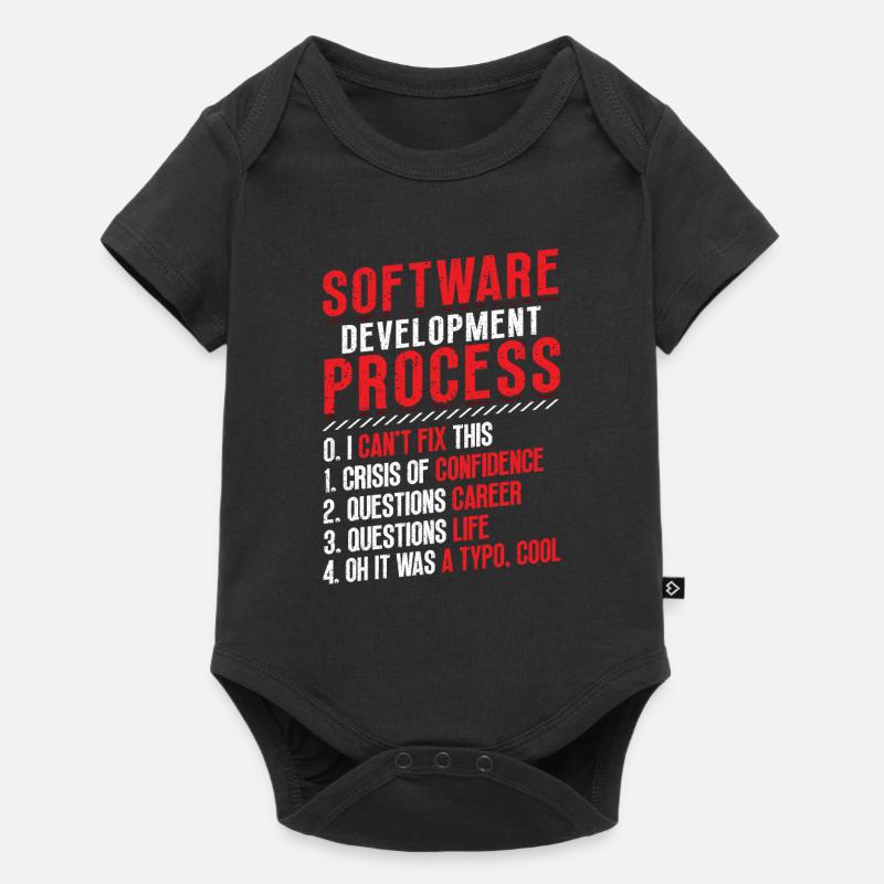 Software-Entwicklungsprozess, Programmierung - Baby Premium Kurzarmbody - Schwarz
