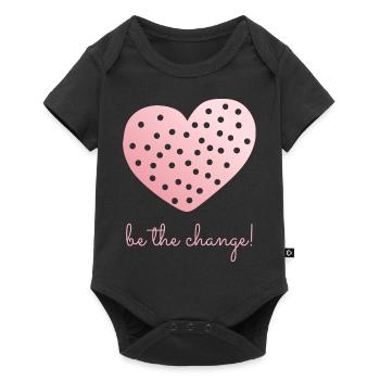 Soyez le changement! - Body à manches courtes Premium Bébé - noir - Devant