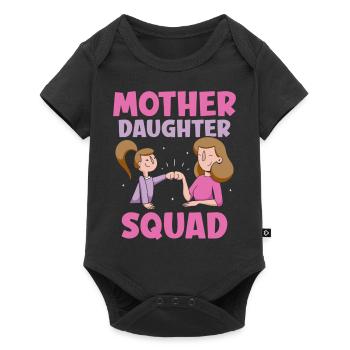 Mother Daughter Squad Children Kid Child Mom Mommy - Baby Premium short-sleeve bodysuit - black - Front