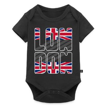 London, England, United Kingdom Travel - Baby Premium short-sleeve bodysuit - black - Front