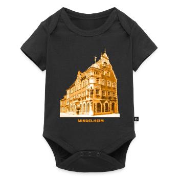 Mindelheim Town Hall Allgäu Swabia Bavaria - Baby Premium short-sleeve bodysuit - black - Front