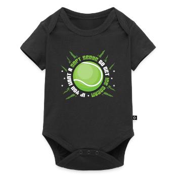 Wenn Sie Ein Softeis Wollen, Holen Sie Sich Eins - Baby Premium Kurzarmbody - Schwarz - Vorne