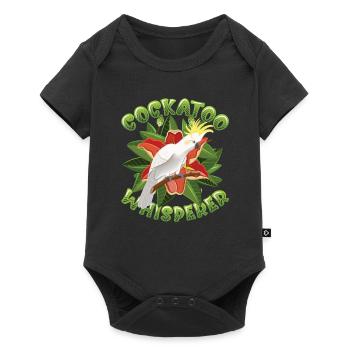 Cockatoo Whisperer, Cockatoo, Bird - Baby Premium short-sleeve bodysuit - black - Front