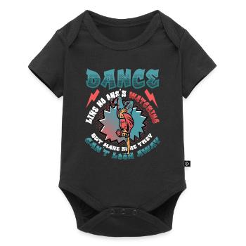 Danser comme si personne ne regardait la danse hip hop - Body à manches courtes Premium Bébé - noir - Devant