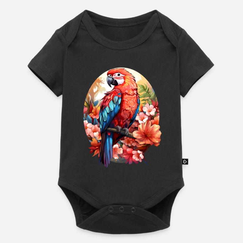 Perroquet - Body à manches courtes Premium Bébé - noir