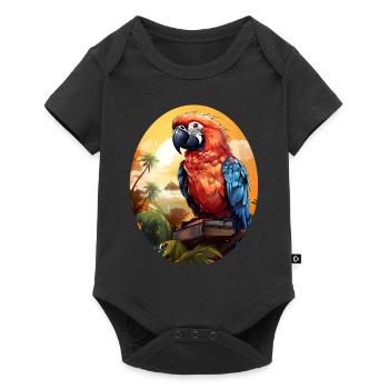 Parrot - Baby Premium short-sleeve bodysuit - black - Front