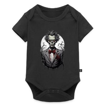 ZOMBIE en costume 4 - Body à manches courtes Premium Bébé - noir - Devant