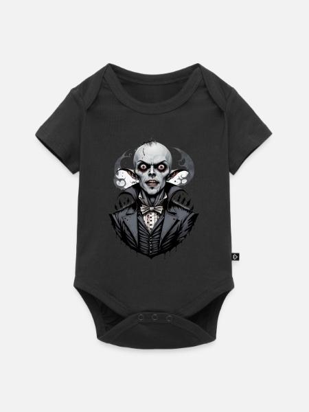 Ein lächelnder Vampir 4 - Baby Premium Kurzarmbody - Schwarz