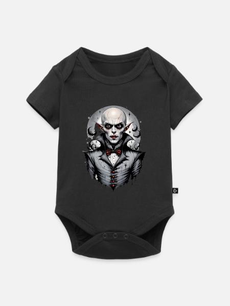 Ein lächelnder Vampir 5 - Baby Premium Kurzarmbody - Schwarz
