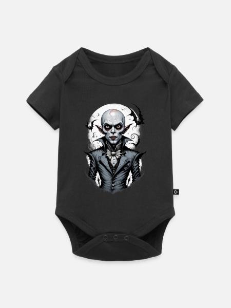 Ein lächelnder Vampir 7 - Baby Premium Kurzarmbody - Schwarz