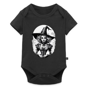 sorcière classique 2 - Body à manches courtes Premium Bébé - noir - Devant