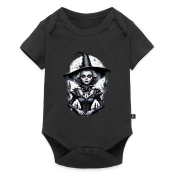 sorcière classique 11 - Body à manches courtes Premium Bébé - noir - Devant