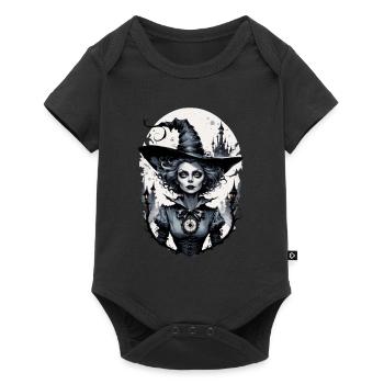 sorcière classique 18 - Body à manches courtes Premium Bébé - noir - Devant