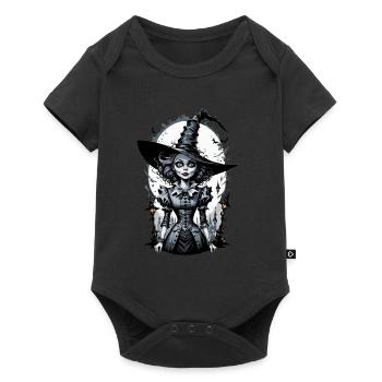 sorcière classique 24 - Body à manches courtes Premium Bébé - noir - Devant