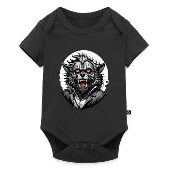 LOUP GAROU costume 12 - Body à manches courtes Premium Bébé - noir - Devant