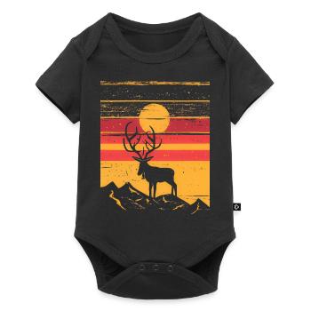 Kuusamo Finland Into The Wild #6 - Baby Premium short-sleeve bodysuit - black - Front