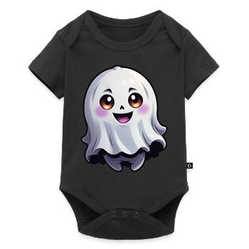 Happy Halloween Ghost Ghost - Baby Premium short-sleeve bodysuit - black - Front