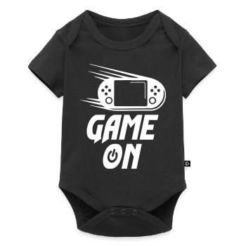 Jeu sur Gamer Démarrer sur le jeu - Body à manches courtes Premium Bébé - noir - Devant