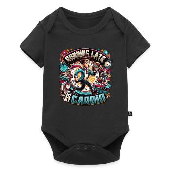 Running Late Humor Sarcasm Always Late - Baby Premium short-sleeve bodysuit - black - Front