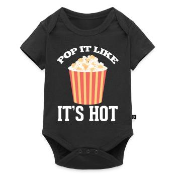 Pop It Like It'S Hot Popcorn Movie Night - Baby Premium short-sleeve bodysuit - black - Front