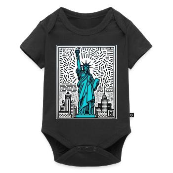 Statue de la LibertéNew York - Body à manches courtes Premium Bébé - noir - Devant