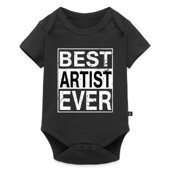 Best Artist Ever Artist Gift - Baby Premium short-sleeve bodysuit - black - Front