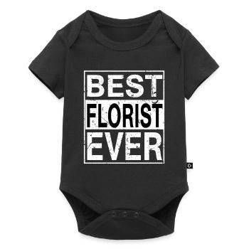 Best Florst ever Florist Gift - Baby Premium short-sleeve bodysuit - black - Front