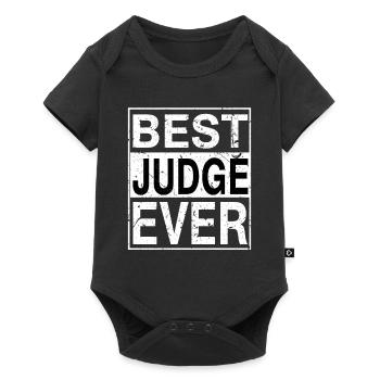 Meilleur juge de tous les temps Cadeau de juge - Body à manches courtes Premium Bébé - noir - Devant