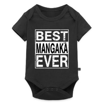 Bestes Mangaka-Geschenk aller Zeiten - Baby Premium Kurzarmbody - Schwarz - Vorne
