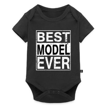 Meilleur modèle de tous les temps modèle cadeau - Body à manches courtes Premium Bébé - noir - Devant