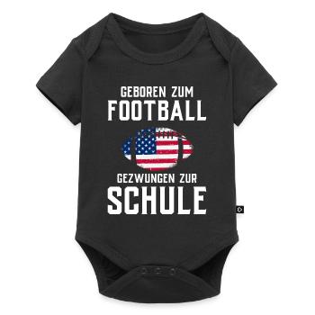 American Football Tshirt Men's Kids Football - Baby Premium short-sleeve bodysuit - black - Front