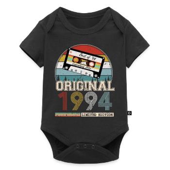 Vintage 1994 Cadeau Anniversaire 30 ans - Body à manches courtes Premium Bébé - noir - Devant