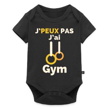 J'Peux pas j'ai gym - Body à manches courtes Premium Bébé - noir - Devant