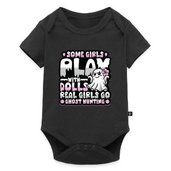 Real Girls Go Ghost Hunting - Baby Premium short-sleeve bodysuit - black - Front