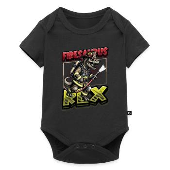 Firesaurus Rex Fire Brigade Dinosaur Adventure - Body à manches courtes Premium Bébé - noir - Devant