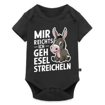 Donkey Donkey Mule Muli - Baby Premium short-sleeve bodysuit - black - Front