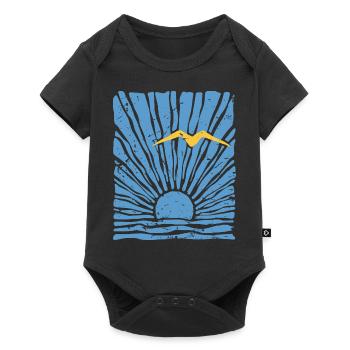 Sonne - Baby Premium Kurzarmbody - Schwarz - Vorne