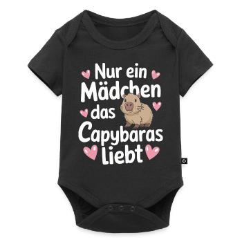 Capybara Wasserschwein Capybaras - Baby Premium short-sleeve bodysuit - black - Front