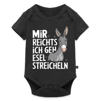 Donkey Donkey Mule Muli - Baby Premium short-sleeve bodysuit - black - Front