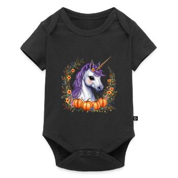 halloween pony - Baby Premium short-sleeve bodysuit - black - Front