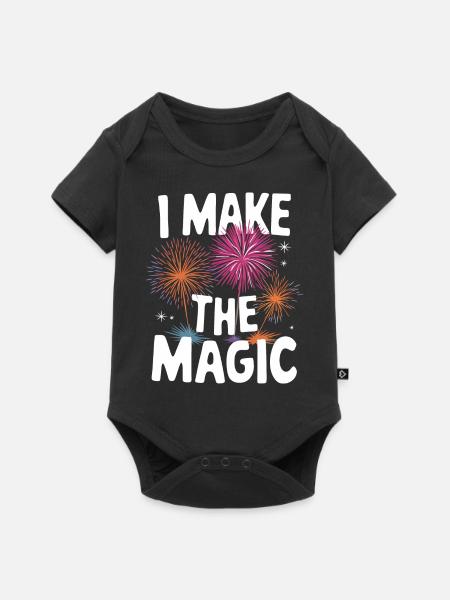 Pyrotechniker Feuerwerk Pyrotechnik - Baby Premium Kurzarmbody - Schwarz